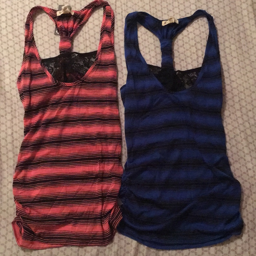 2 stripe tops
